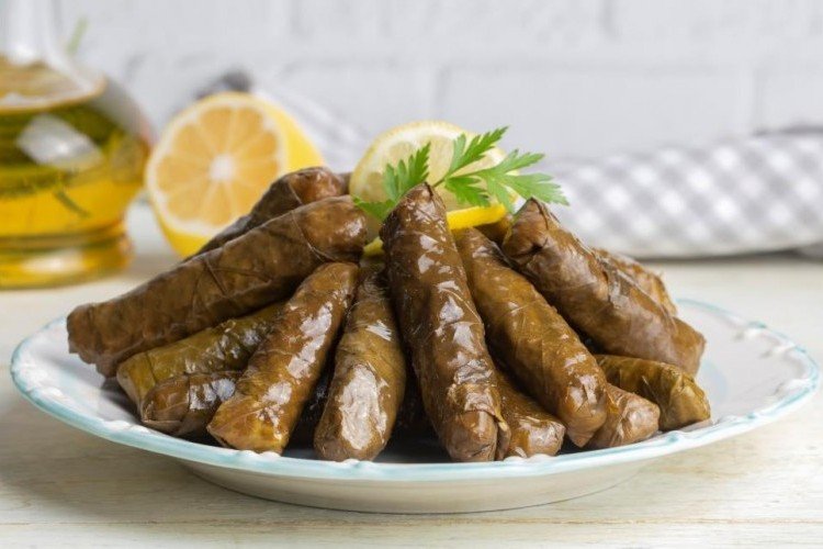 طبق ورق عنب