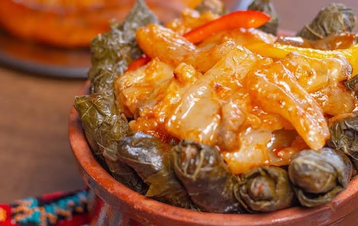 طاجن كوارع بورق العنب